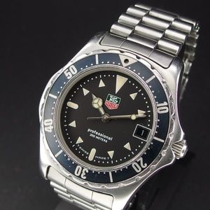 Tag Heuer Professional 200M 973.006R-2 Black Dial